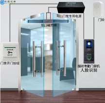門禁指紋機(jī)人臉識別系統(tǒng)接線方法示意圖
